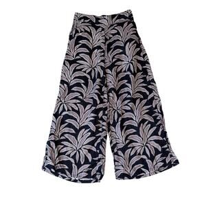 Rachel Zoe Wide Leg Pull On Cropped Boho Pants US Women's S